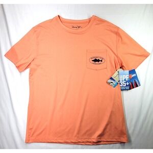 Panama Jack Outfitters T Shirt Large Short Sleeve Pocket Tee UPF 35+